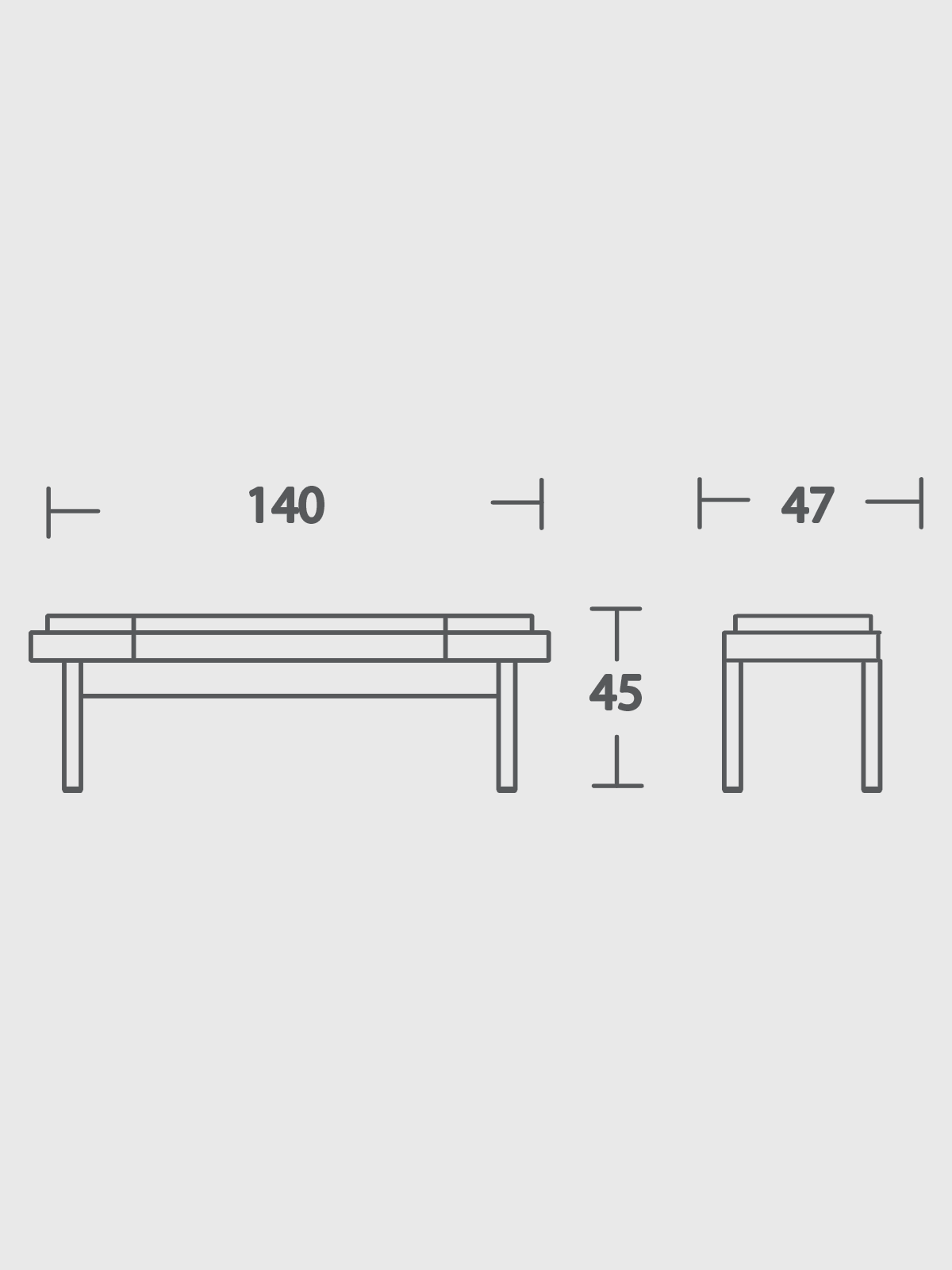 banca elaborada con los mejores materiales. Hecho en México, marca MR FURNITURE fabricante jalisciense.