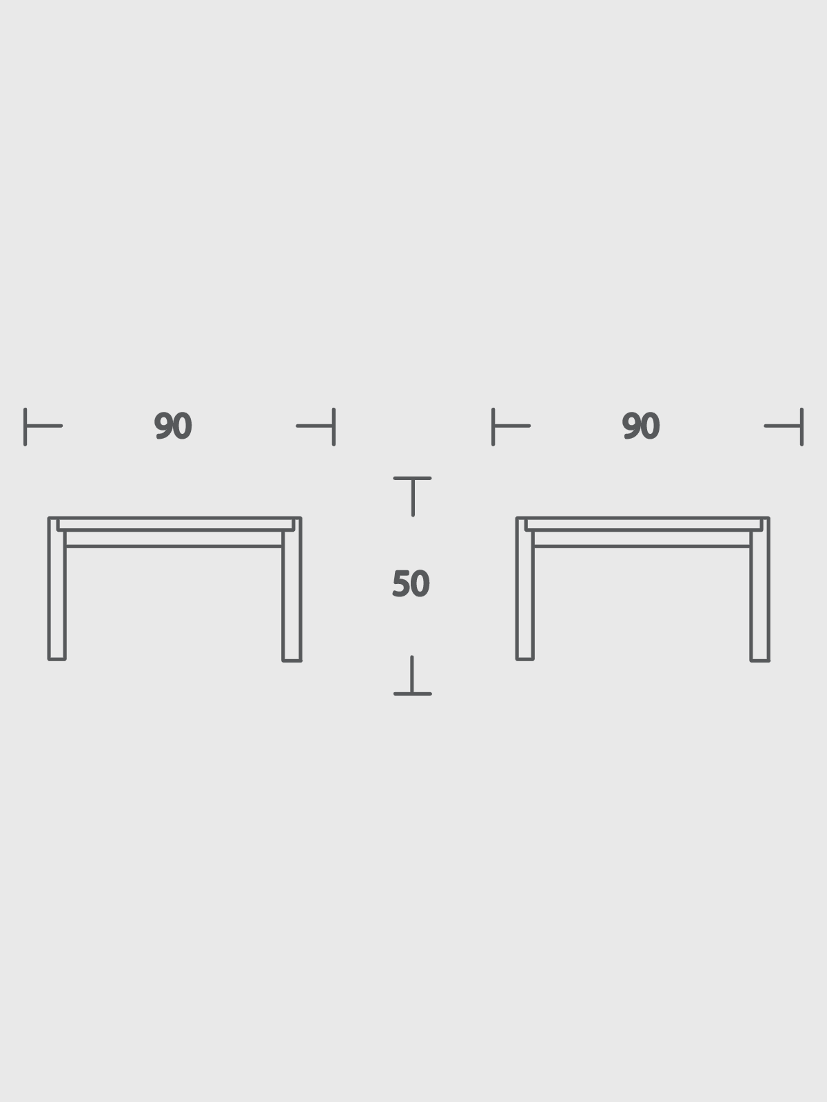 mesa de centro para sala elaborado en madera.